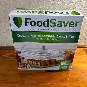 NEW FoodSaver Marinating Canister 2.25 Quart (2.1 Liter)